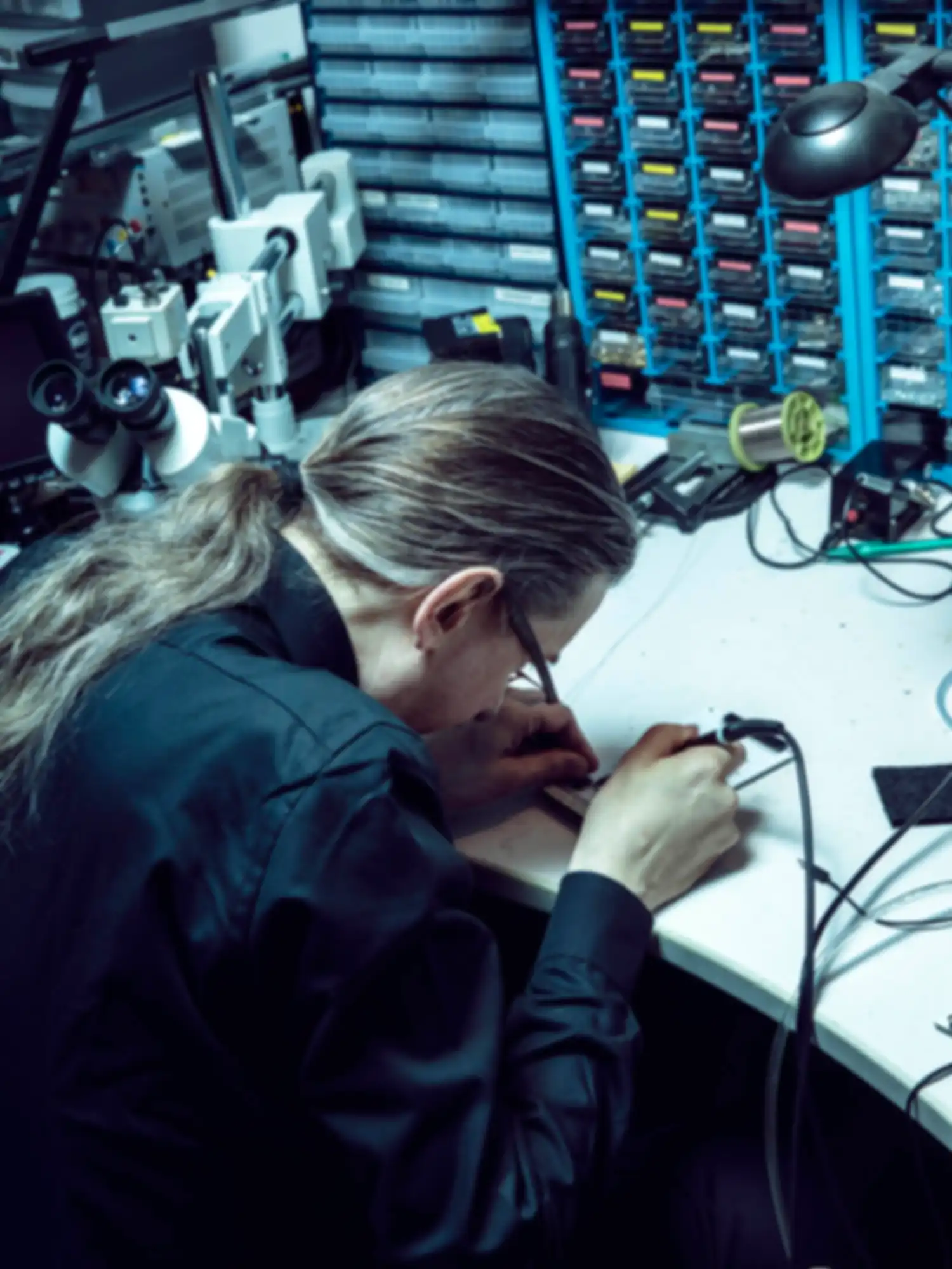 Bernd Ulmann bei der Arbeit