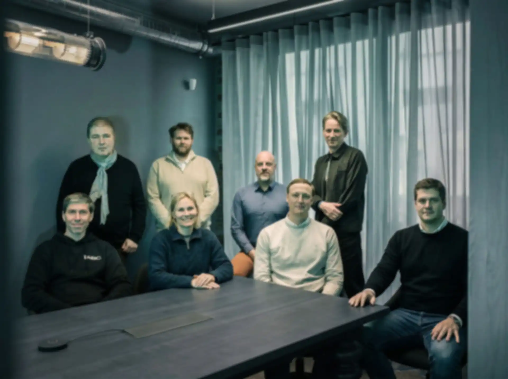Jury, vlnr: Daniel Kliche, Erik Borälv, Stina Lundgren Högbom, Fredrik Hemström, Patrick Rose, Hugo Jammes, Ron Roozendaal, Christian Hösle