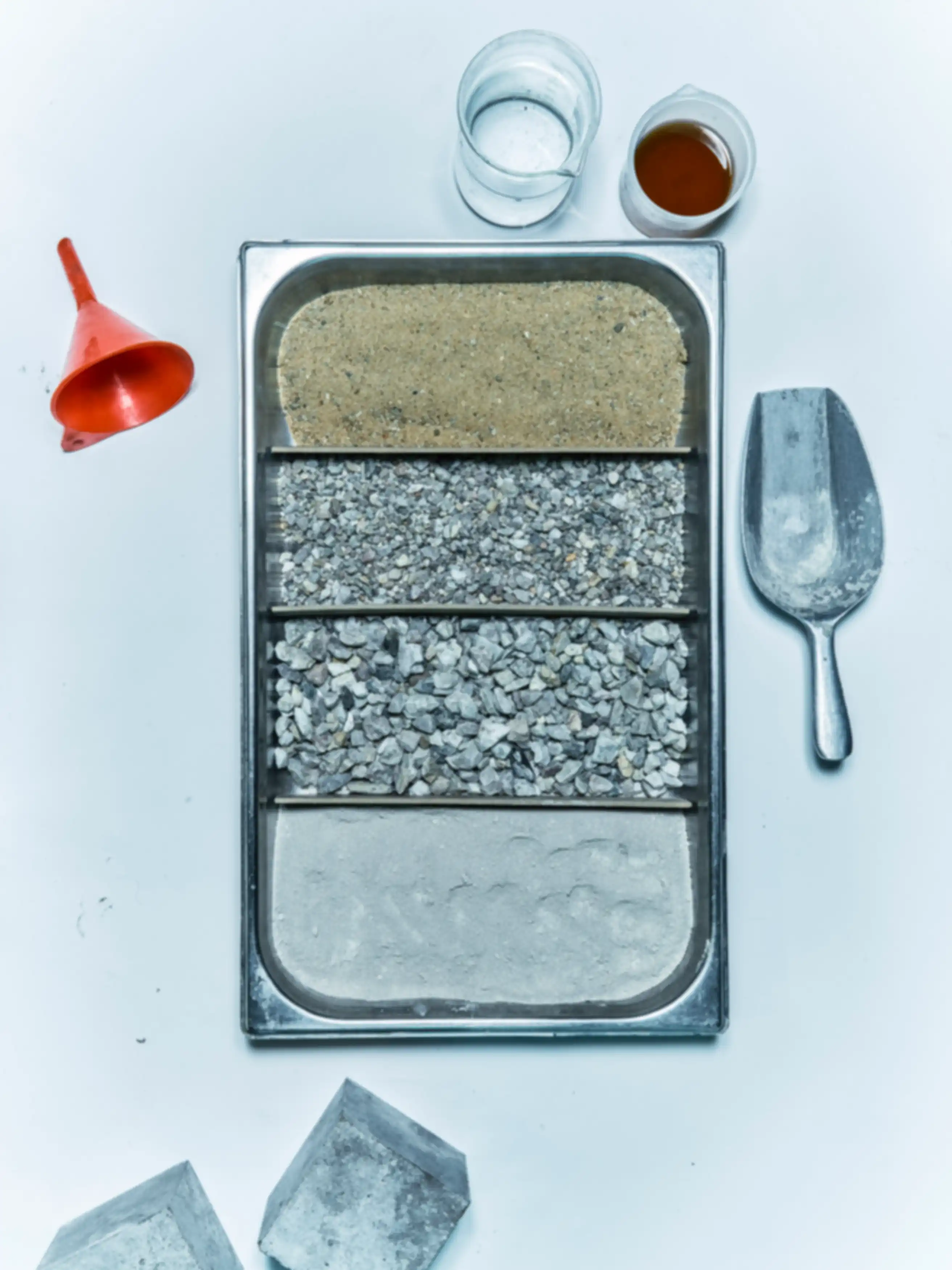 Visualization of the Cement Production Steps