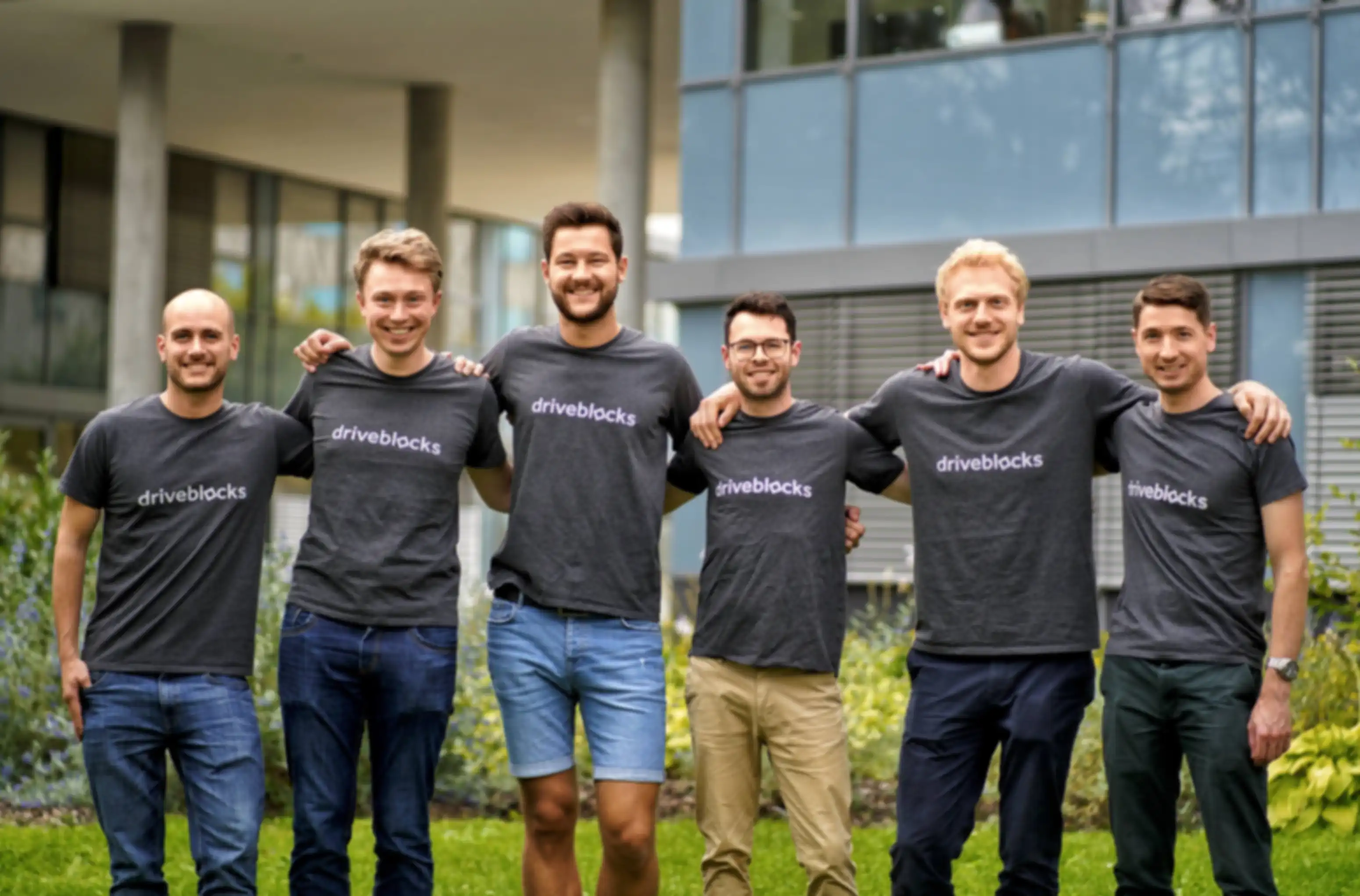 Group photo of the Driveblock team