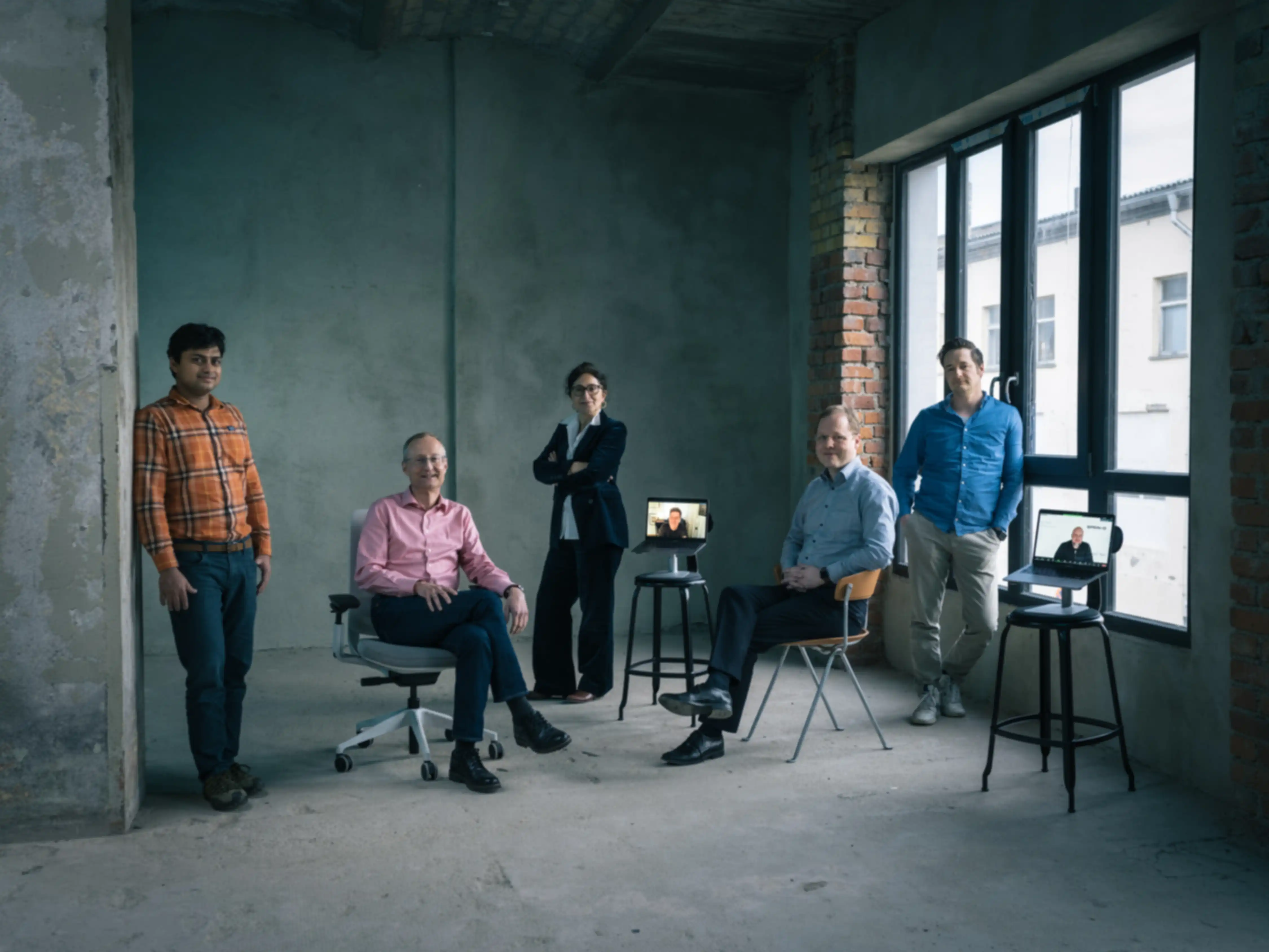 Group photo of the jury for the Fully Autonomous Flight Challenge