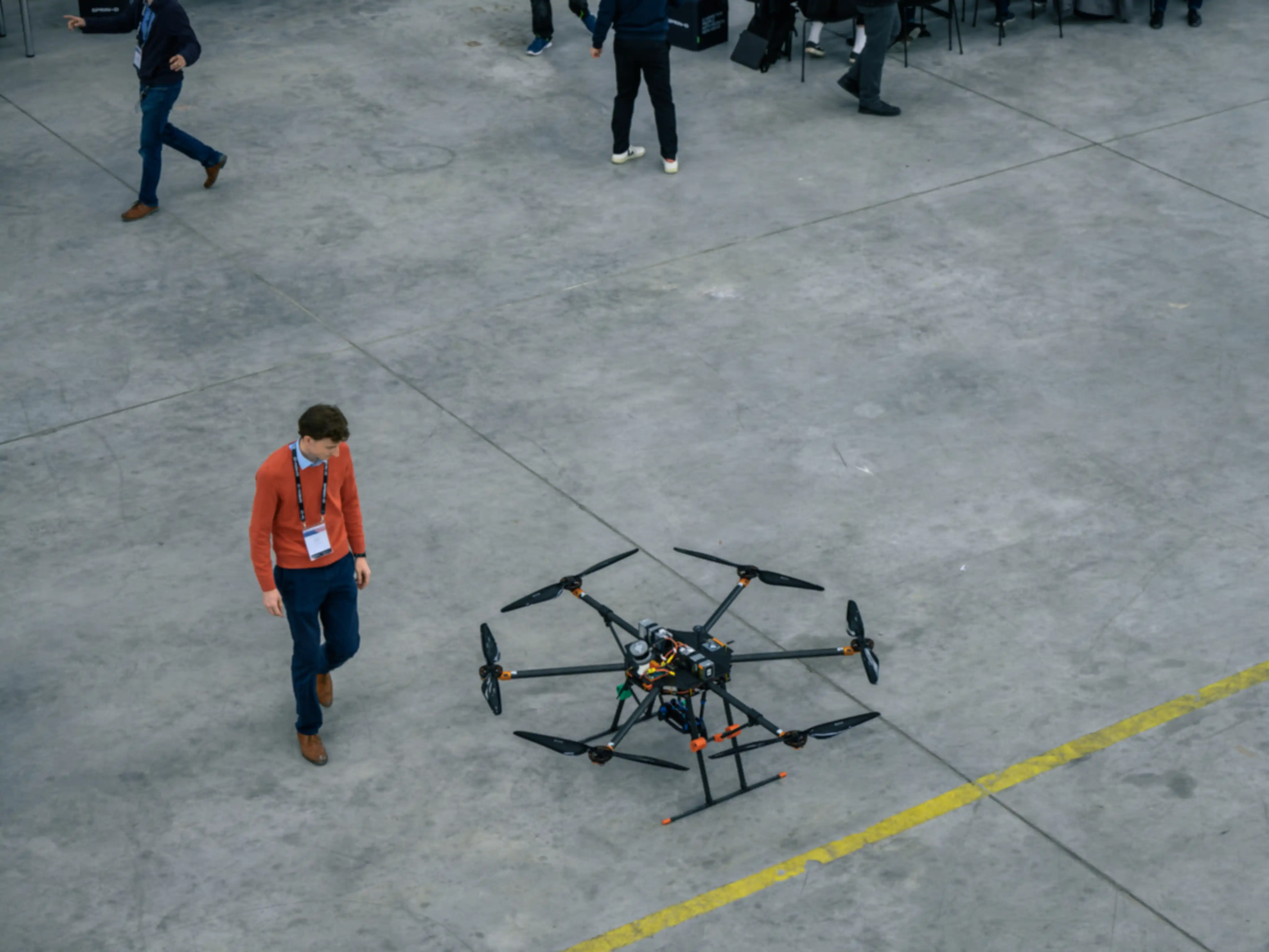 Drone Race Team at the SPRIND Event in Erding