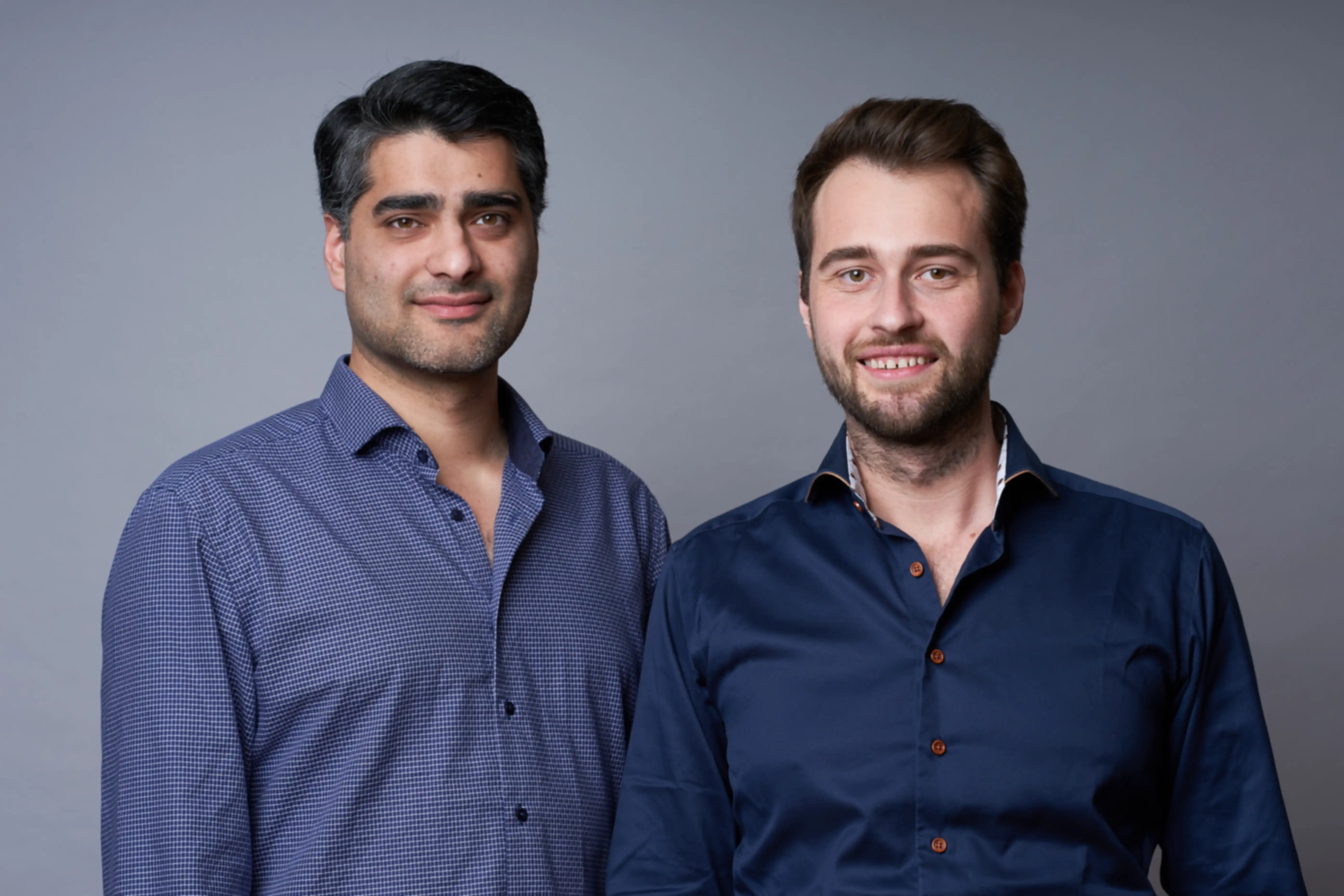 Portrait of CEO Aron Kirschen and CTO Kai-Uwe Demasius
