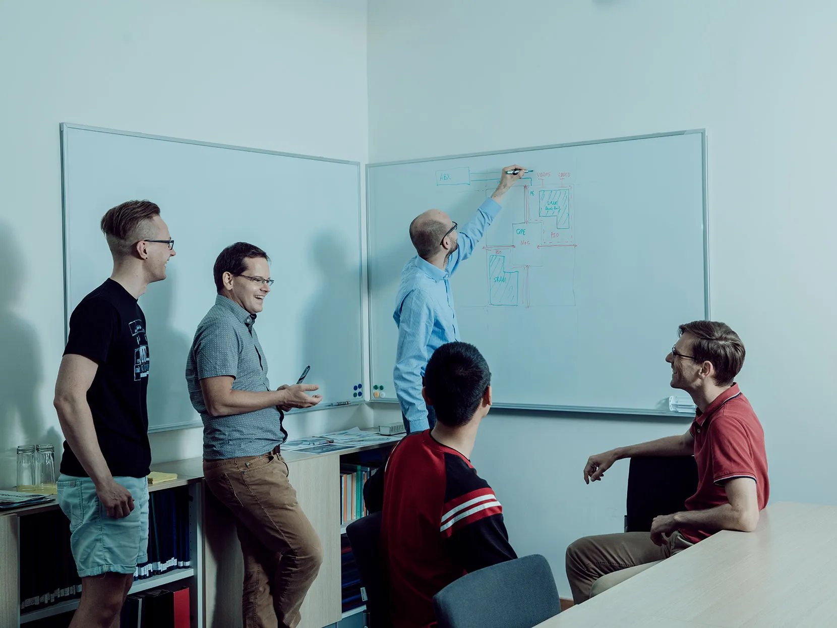 Christian Mayr und sein Team