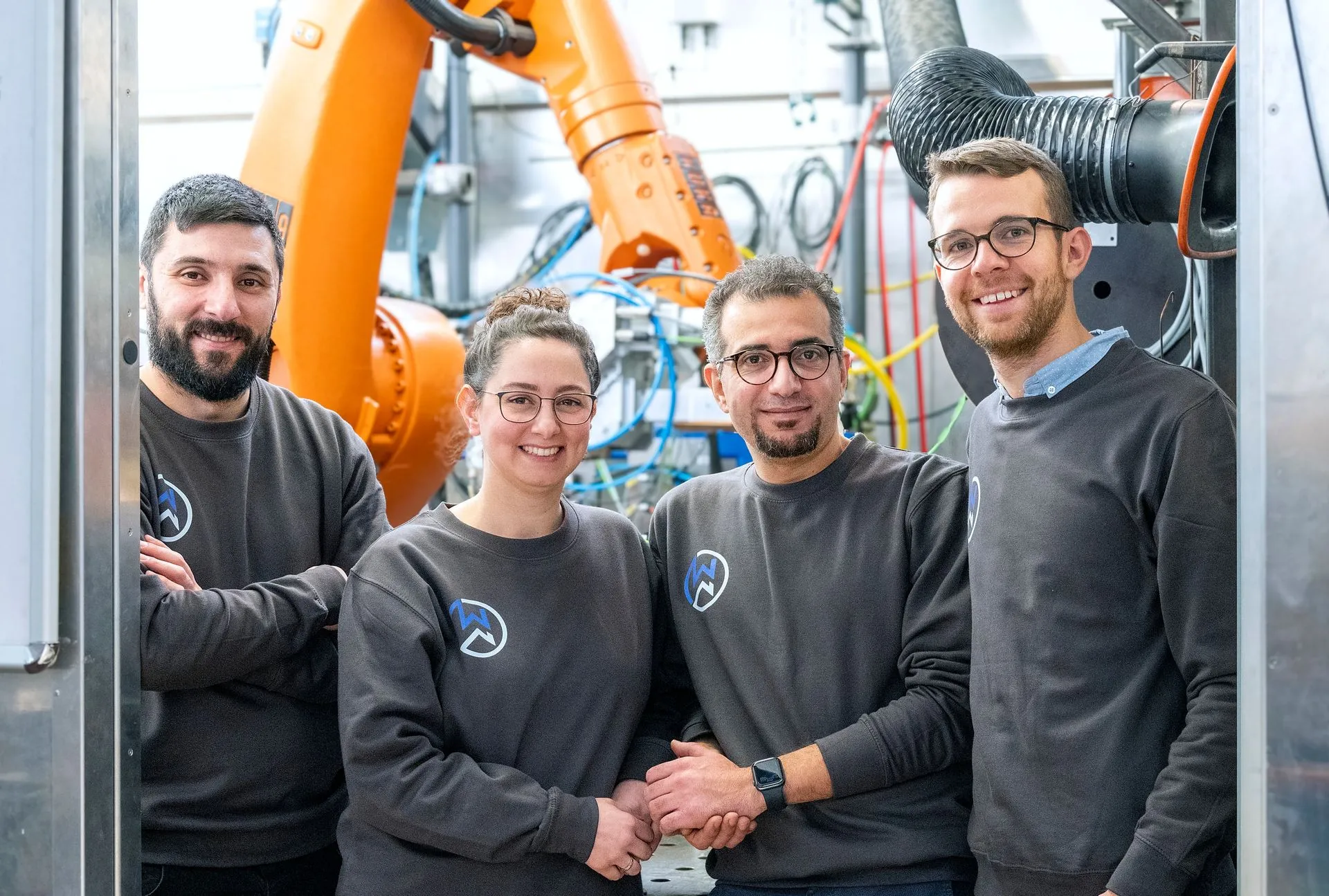 Das Team (v. l. n. r.): Dr. Ömer Üstündağ, Fatma Akyel, Dr. Nasim Bakir , Dr. Christian Brunner ©BAM