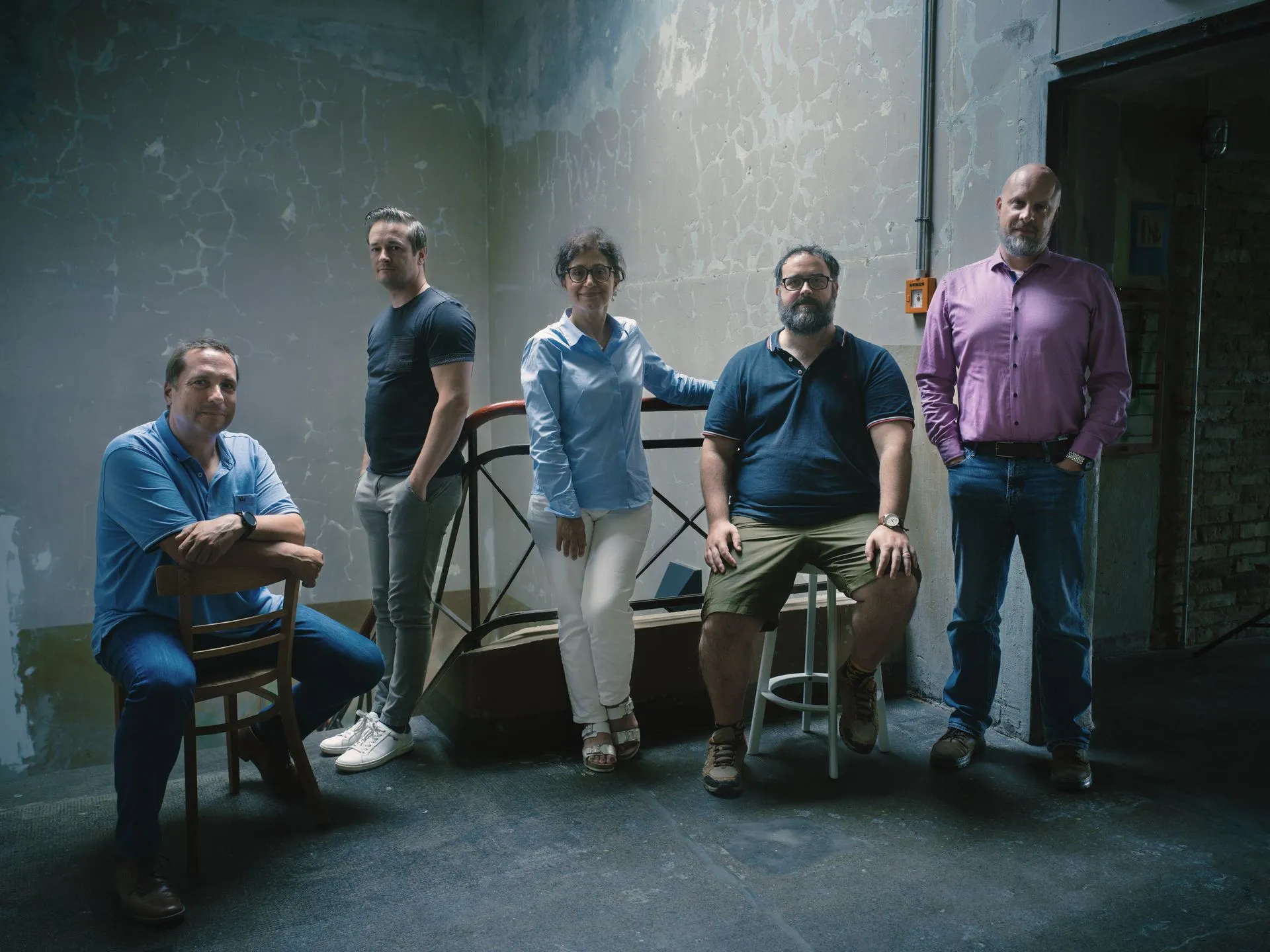 Jury, fltr: Florian Holzapfel, Christoph Petroll, Sheila Beladinejad, Roberto Calandra, Patrick Rose