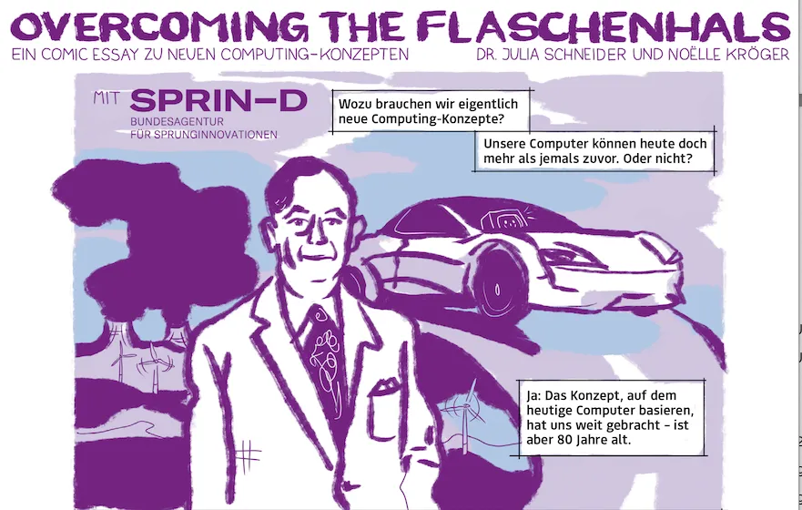 Comic Overcoming the Falschenhals