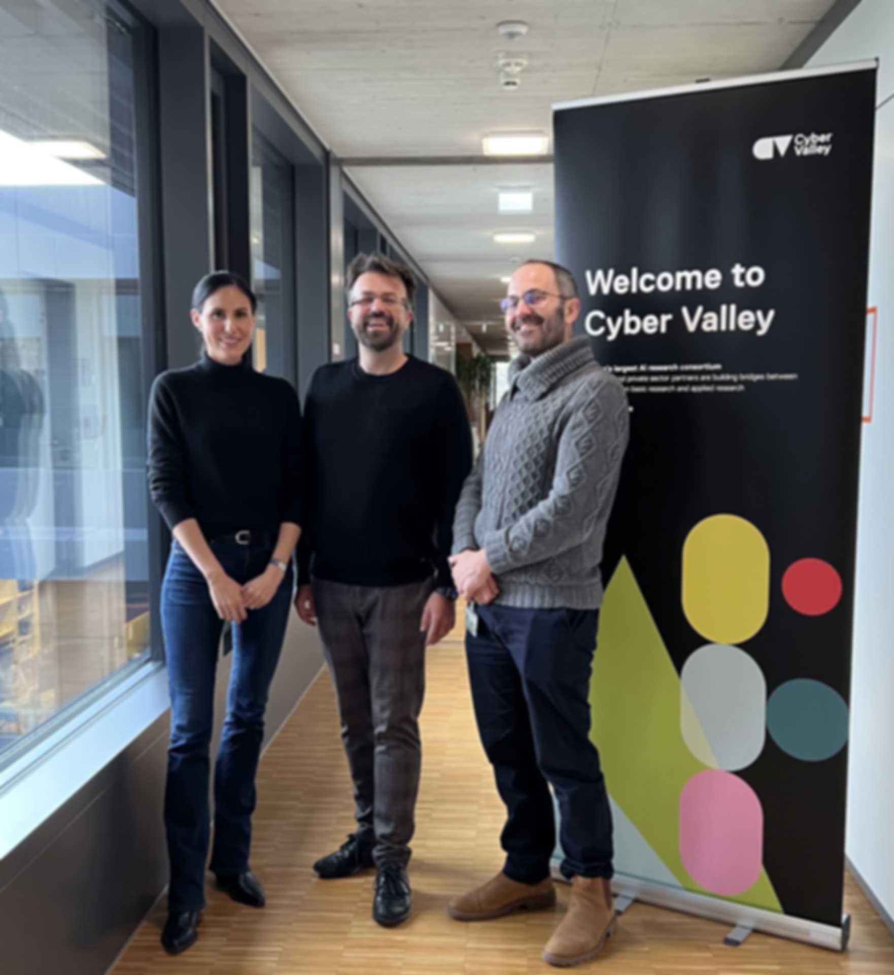 SPRIND und Cyber Valley: Blanca Büechl, Mirko Holzer, Florian Mayer